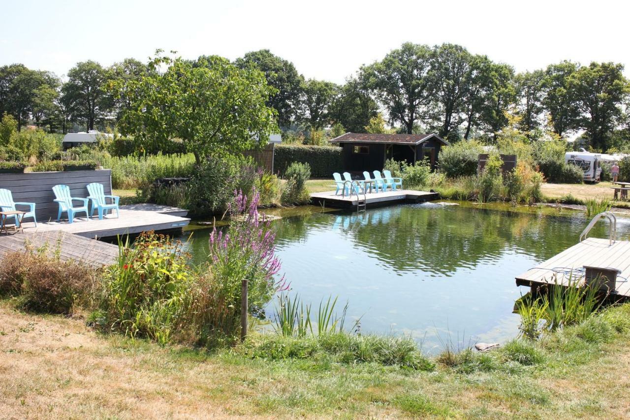B&B Pipowagen "De Luxe" Op Wellness Camping En B&B Meddo Exterior photo